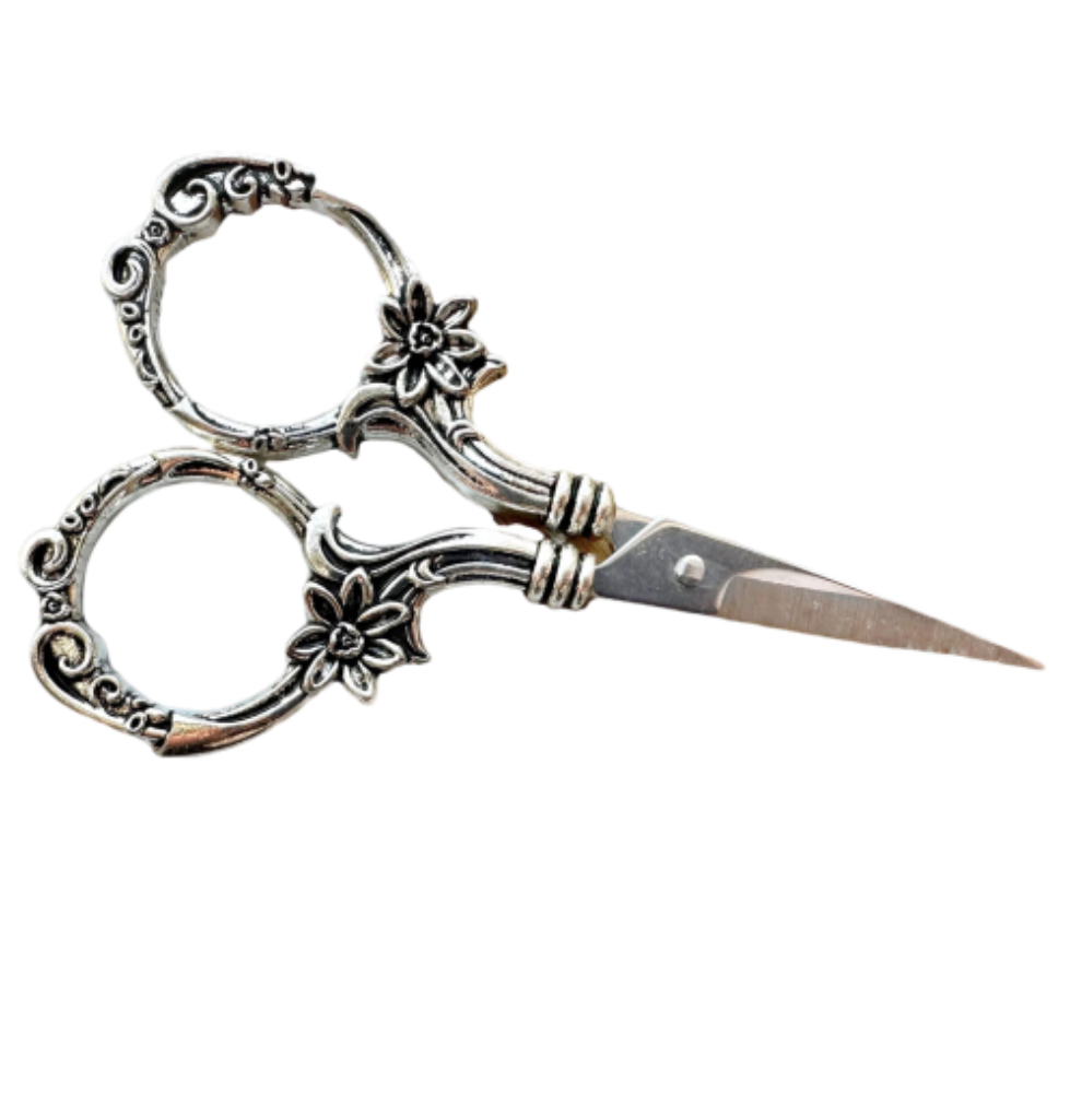 Ornate Stainless Steel Scissors 3.5 inch