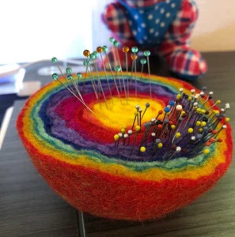 Felted Wool Pincushion
