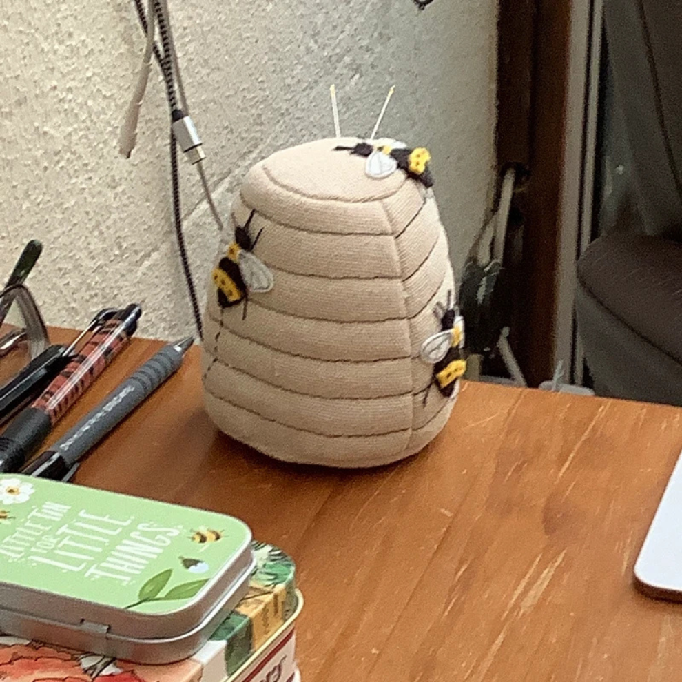 Pin Cushion Bee Hive