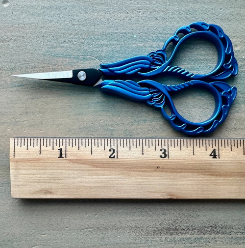 Blue Scissors 4.5 Inch – Small Cutting Tool