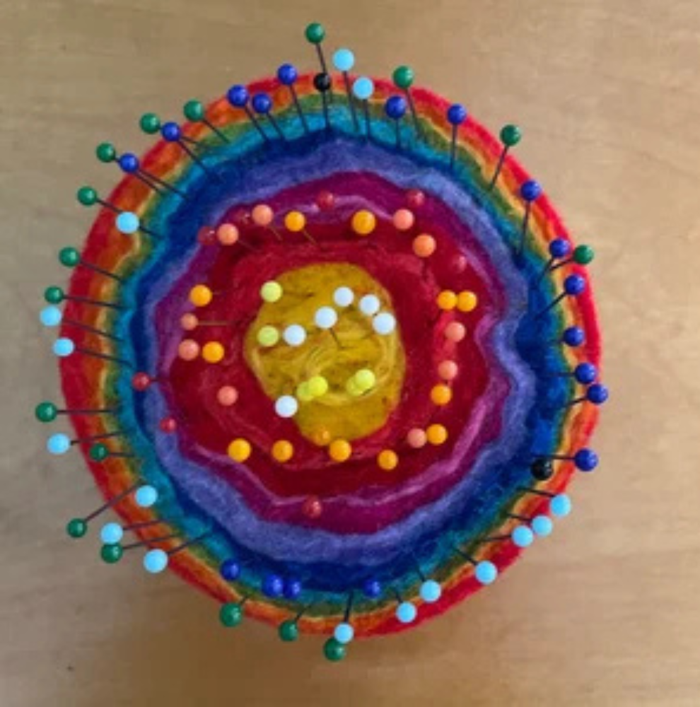 Felted Wool Pincushion