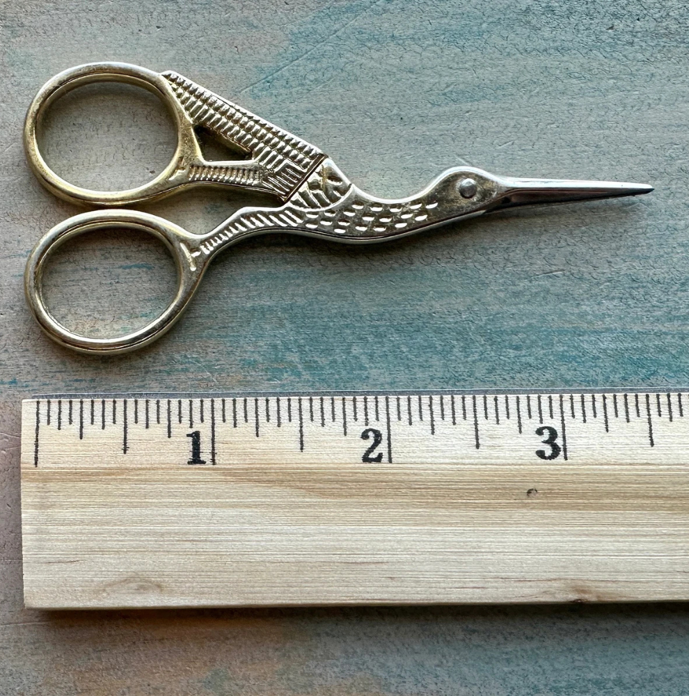 Golden Heron Scissors – 3.5 Inch Stainless Steel Thread Snippers