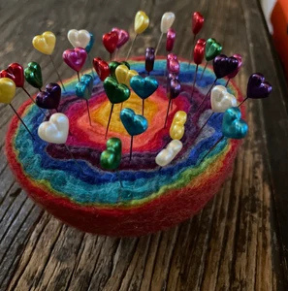 Felted Wool Pincushion